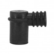 SPARK PLUG CAP - (without nut) for wire Ø 5 mm - BLACK - P2R-