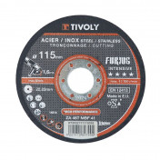DISQUE DE TRONCONNAGE TIVOLY FURIUS METAL DIAM 115 mm (VENDU A L'UNITE) 3221910897994