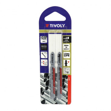 SABRE SAW BLADES - TIVOLY FOR STAINLESS STEEL (2 IN BLISTER PACK)2)