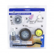 TIVOLY BRUSHING and SANDING KIT (BLISTER 7 PIECES)