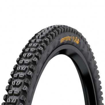 PNEU VTT GRAVITY 27.5 X 2.40 CONTINENTAL KRYPTOTAL ENDURO SOFT REAR/ARRIERE NOIR TUBELESS READY TS (60-584) (650B) TERRAINS ET CONDITIONS MIXTES COMPATIBLE VAE 4019238063134
