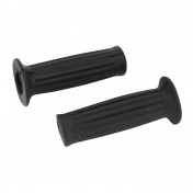 REVETEMENT POIGNEE ADAPTABLE CYCLO PEUGEOT/MBK/MALAGUTI NOIR (DIAM 22/25mm LONG 105mm) (PAIRE) -SELECTION P2R- 3701213429240