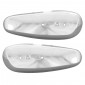 FUEL TANK SIDE COVERS (PAIR) for MOPED MOTOBECANE/MBK 85, 88, 881 CHROME -SELECTION P2R- 3701213433353