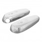 FUEL TANK SIDE COVERS (PAIR) for MOPED MOTOBECANE/MBK 85, 88, 881 CHROME -SELECTION P2R- 3701213433353