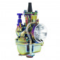 CARBURATEUR TYPE PWK 28 TITANIUM A BOISSEAU PLAT AVEC POWERJET ET STARTER A TIRETTE (QUALITE PREMIUM) -P2R- 3700948236857