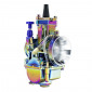 CARBURATEUR TYPE PWK 34 TITANIUM A BOISSEAU PLAT AVEC POWERJET ET STARTER A TIRETTE (QUALITE PREMIUM) -P2R- 3700948236864