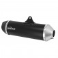 EXHAUST FOR MAXISCOOTER LEOVINCE SBK NERO FOR YAMAHA 500 TMAX 2008>2011 (CARBON END) (WITHOUT CATALYZER) (EEC APPROVED) -REF 14013- 8051122153534