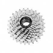 CASSETTE 10V. MICROSHIFT 11-28 POUR SHIMANO/SRAM ROUTE ARGENT (VENDU A L UNITE) (11-12-13-14-15-17-19-21-24-28) (OFFRE SPECIALE) 3700948224175