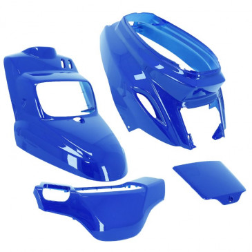 CARROSSERIE/CARENAGE SCOOT ADAPTABLE MBK 50 BOOSTER 2004>/YAMAHA 50 BWS 2004> BLEU YAM (KIT 4 PIECES) -P2R-