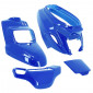 CARROSSERIE/CARENAGE SCOOT ADAPTABLE MBK 50 BOOSTER 2004>/YAMAHA 50 BWS 2004> BLEU YAM (KIT 4 PIECES) -P2R- 3700948219935