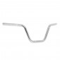 GUIDON CYCLO ADAPTABLE MBK 51/PEUGEOT 103 SP, SPX, FOX DIAM 22 mm L610mm H200mm CHROME (VERSION 2) -SELECTION P2R- 3701213429974