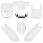 FAIRINGS/BODY PARTS FOR PEUGEOT 50 KISBEE- ALL MODELS 2 Stroke/4 Stroke 2010>2018 GLOSS WHITE (6 PARTS KIT) -P2R-