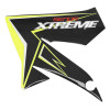 DECAL- FRONT LEFT COWL "PIAGGIO GENUINE PART" DERBI 50 SENDA DRD EXTREME 2014>2017 -2H000453-