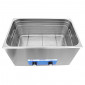 CLEANER TUB - ANALOGIC PROFESSIONAL ULTRASONIC - 30L 600 WATTS WITH OUTLET TAP (500x300x200mm)-SPECIAL FOR CARBURETTORS RAILS. 3760068840693