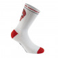 CYCLING SOCKS-SUMMER- GIST CRANE - WHITE/RED - 40/43 ANTIBACTERIAL - HEIGHT 18CM (PAIR ) -5860