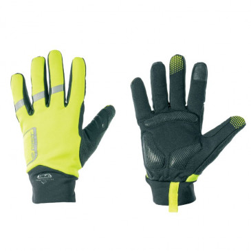 GANTS VELO HIVER LONG GIST WAY TOUCH MEMBRANE ANTI PLUIE ET IMPERMEABLE JAUNE FLUO XL (PAIRE SUR CARTE) COMPATIBLE ECRAN TACTILE -5494