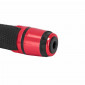 REVETEMENT POIGNEE AVOC MOTO ON ROAD ANTIDERAPANTE AVEC EMBOUT DE GUIDON ADAPTABLE YAMAHA 700 MT-07 ROUGE ANODISE (PAIRE) 3700948235270