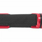 REVETEMENT POIGNEE AVOC MOTO ON ROAD ANTIDERAPANTE AVEC EMBOUT DE GUIDON ADAPTABLE YAMAHA 700 MT-07 ROUGE ANODISE (PAIRE) 3700948235270