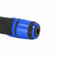 GRIP "NO SLIP" FOR MOTORBIKE - WITH BAR ENDS FOR YAMAHA 700 MT-07 ANODIZED BLUE (PAIR) -AVOC- 3700948235287