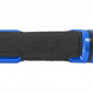 GRIP "NO SLIP" FOR MOTORBIKE - WITH BAR ENDS FOR YAMAHA 700 MT-07 ANODIZED BLUE (PAIR) -AVOC- 3700948235287