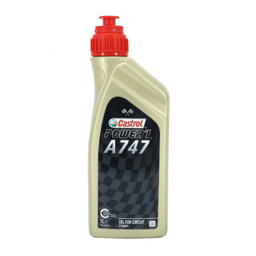 OIL FOR 2 STROKE ENGINE CASTROL A 747 (1 L) RACING-PART SYNTHETIC