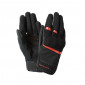 GLOVES-SPRING/SUMMER TUCANO "for men" PENNA BLACK/RED EURO 9 (M) (APPROVED EN 13594:2015-CE) (TOUCH SCREEN FUNCTION)