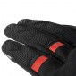 GLOVES-SPRING/SUMMER TUCANO "for men" PENNA BLACK/RED EURO 9 (M) (APPROVED EN 13594:2015-CE) (TOUCH SCREEN FUNCTION)