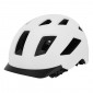 URBAN BIKE ADULT HELMET - GIST SMART WHITE- IN-MOLD - REAR LIGHTS - EURO 56-62- RATCHET SETTINGS - LUMIERE VISIBLE A 200m 8013271333823