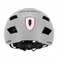 URBAN BIKE ADULT HELMET - GIST SMART GREY IN-MOLD - REAR LIGHTS - EURO 52-58- RATCHET SETTINGS - LUMIERE VISIBLE A 200m 8013271333847