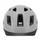 URBAN BIKE ADULT HELMET - GIST SMART GREY IN-MOLD - REAR LIGHTS - EURO 56-62- RATCHET SETTINGS - LUMIERE VISIBLE A 200m