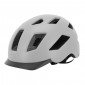 URBAN BIKE ADULT HELMET - GIST SMART GREY IN-MOLD - REAR LIGHTS - EURO 56-62- RATCHET SETTINGS - LUMIERE VISIBLE A 200m