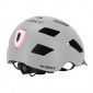 URBAN BIKE ADULT HELMET - GIST SMART GREY IN-MOLD - REAR LIGHTS - EURO 56-62- RATCHET SETTINGS - LUMIERE VISIBLE A 200m