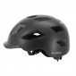 URBAN BIKE ADULT HELMET - GIST SMART BLACK- IN-MOLD - REAR LIGHTS - EURO 52-58- RATCHET SETTINGS - LUMIERE VISIBLE A 200m 8013271333816
