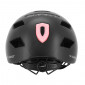 URBAN BIKE ADULT HELMET - GIST SMART BLACK- IN-MOLD - REAR LIGHTS - EURO 56-62- RATCHET SETTINGS - LUMIERE VISIBLE A 200m 8013271333809