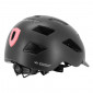 URBAN BIKE ADULT HELMET - GIST SMART BLACK- IN-MOLD - REAR LIGHTS - EURO 56-62- RATCHET SETTINGS - LUMIERE VISIBLE A 200m 8013271333809
