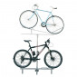 DISPLAY STAND - 2 levels display for 2 bicycles - GREY