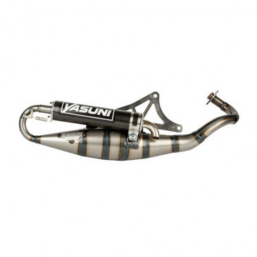 EXHAUST FOR SCOOT YASUNI R VARNISHED FOR MBK 50 NITRO, OVETTO/YAMAHA 50 AEROX, NEOS/MALAGUTI 50 F12/APRILIA 50 SR (CARBON SILENCER) -TUB902C- 8404014010000