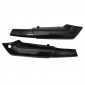 SIDE COVER (ENGINE) FOR MOPED PEUGEOT 103 MVL BLACK + PEUGEOT BRAND LOGO(PAIR) -SELECTION P2R-