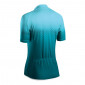 MAILLOT GIST FEMME MANCHES COURTES POIS ZIP TOTAL VERT TURQUOISE XL -5374 8013271330655
