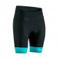 ADULT SHORTS - GIST FOR LADY BLACK/TURQUOISE GREEN L -5132 8013271330693