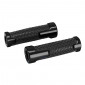 GRIP "NO SLIP" FOR MOTORBIKE -FOR YAMAHA 700 MT-07 ANODIZED BLACK (PAIR) -AVOC- 3700948234914
