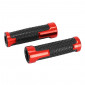 GRIP "NO SLIP" FOR MOTORBIKE -FOR YAMAHA 700 MT-07 ANODIZED RED (PAIR) -AVOC- 3700948234921