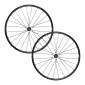ROUES VTT DISQUE 29" MAVIC CROSSMAX CENTERLOCK AVANT + ARRIERE CASSETTE SHIMANO MICROSPLINE 12V. AXE TRAVERSANT 15/110 ET 12/148 (PAIRE) JANTE 25C - TUBELESS READY 