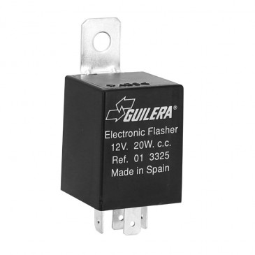 CENTRALE CLIGNOTANTE SCOOT ADAPTABLE MBK 50 BOOSTER, EVOLIS/YAMAHA 50 BWS, ZEST (OE YAMAHA 5BR-H3350-02 (12V - 20W (2X10) - 4 FICHES) -GUILERA ORIGINE- 3700948185094