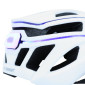 URBAN BIKE ADULT HELMET - GIST LUXO WHITE- IN-MOLD - REAR LIGHTS 360° - EURO 56-62 - RATCHET SETTINGS 8013271329918