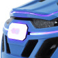 URBAN BIKE ADULT HELMET - GIST LUXO DEEP BLUE- IN-MOLD - REAR LIGHTS 360° - EURO 52-58- RATCHET SETTINGS 8013271329888