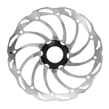 DISQUE DE FREIN VTT CENTERLOCK NEWTON BRAKCO COMPATIBLE SHIMANO ET AUTRES 203mm COMPATIBLE SHIMANO 3700948233733
