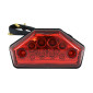 TAILLIGHT FOR 50cc MOTORBIKE RIEJU 50 MRT - RED - LEDS -P2R- 3700948242193