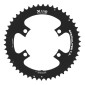 CHAINRING FOR ROAD BIKE Ø 110 - 4 ARMS - Ø110 FOR SHIMANO TIAGRA 4700 TA X110 WS 50 Teeth- External COMPATIBLE SORA 3000/CLARIS 2000 BLACK 9/10 Speed. 3662458017787