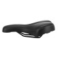 SELLE NEWTON CITY FLUIDYNAMIC DOUBLE DENSITE CONFORT 50 MODERATE NOIR HOMME 282x180mm (OFFRE SPECIALE)